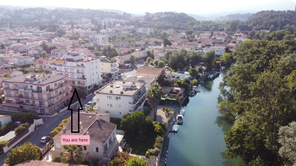 Appartement Charmant studio proche de Nice à 300m des plages à Villeneuve-Loubet Extérieur photo
