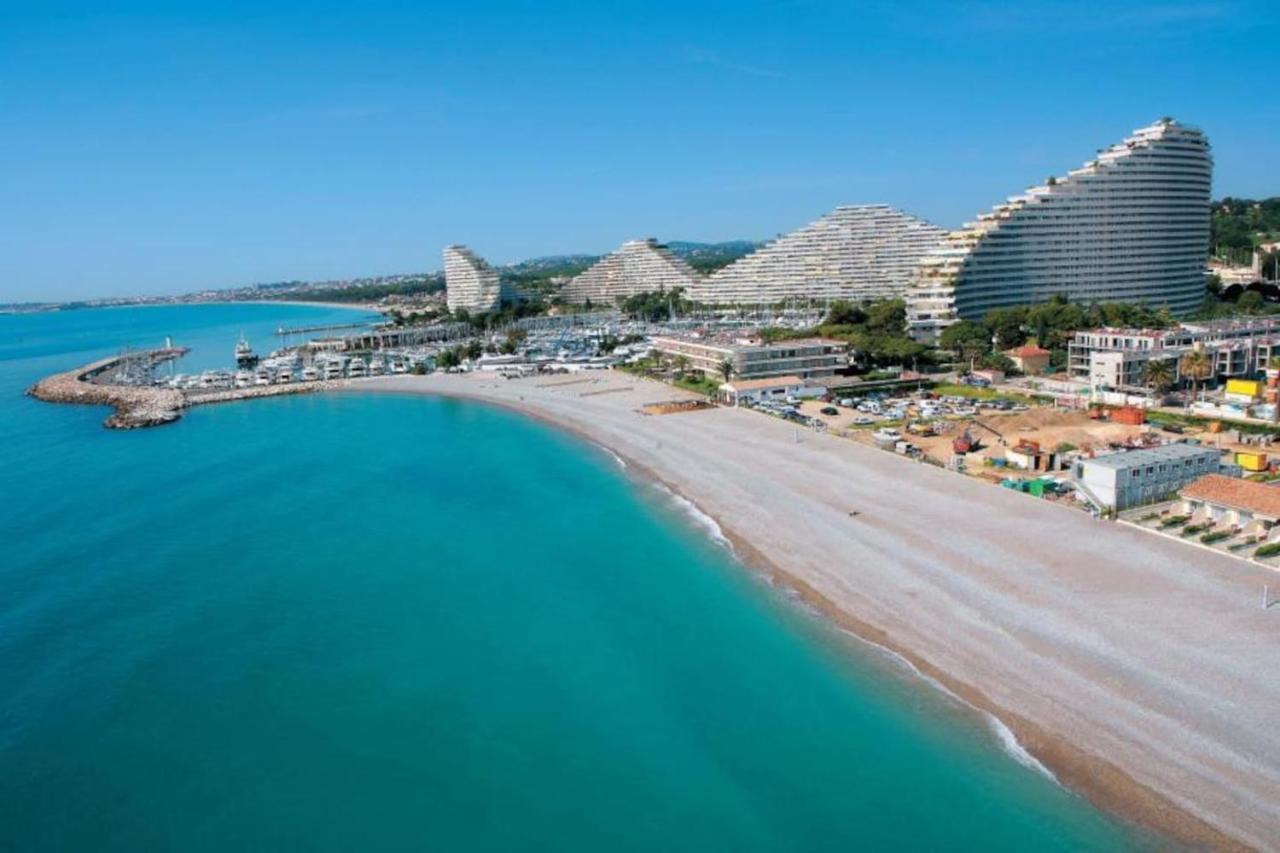 Appartement Charmant studio proche de Nice à 300m des plages à Villeneuve-Loubet Extérieur photo